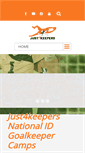 Mobile Screenshot of goalkeepercamps.net